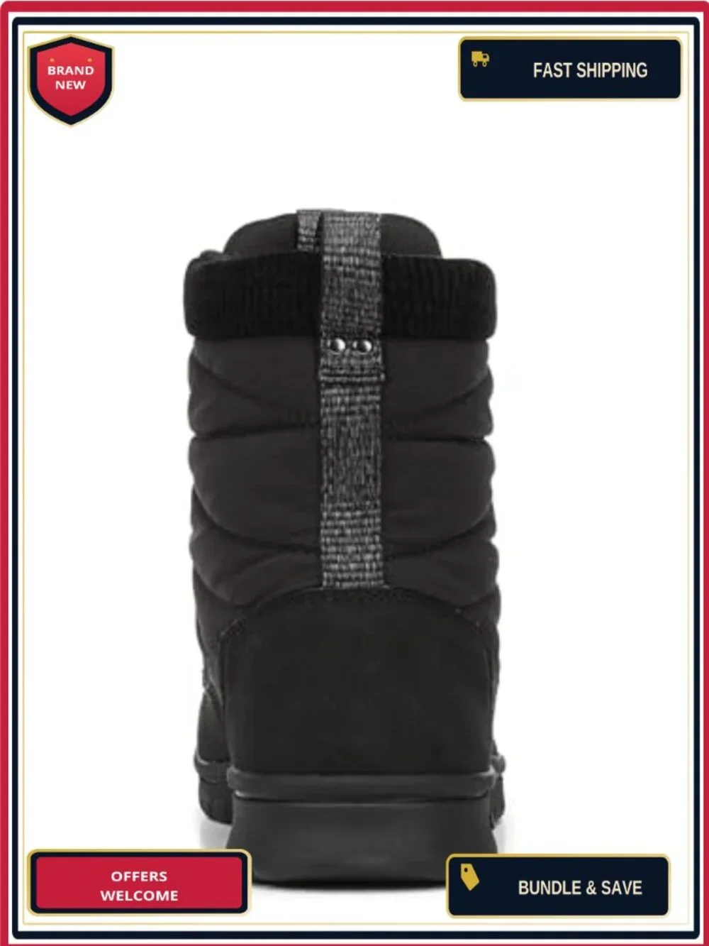 Women's Sienna Snow Boot Water Repellent Quilted Ankle Bootie